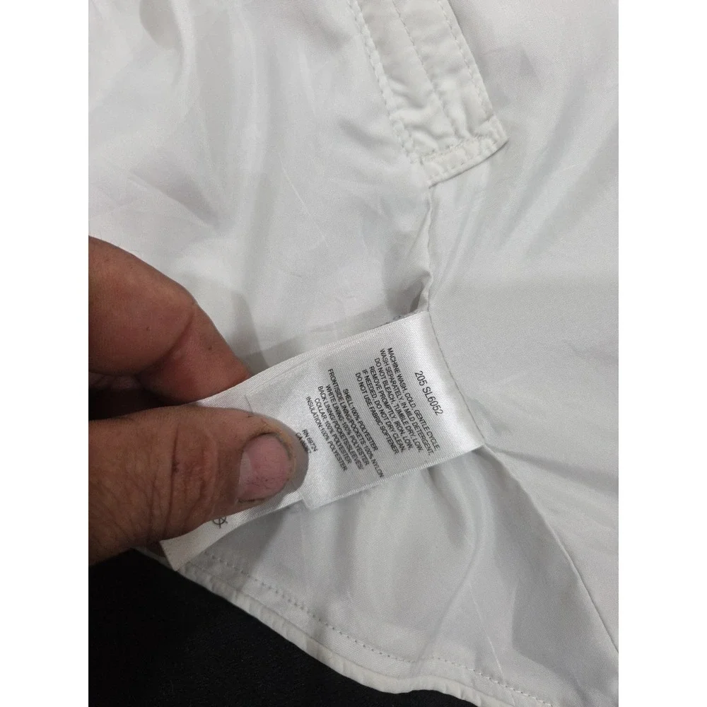 COLUMBIA JACKET‎ VERTEX OFF WHITE WITH BLACK COLLAR SIZE MEDIUM